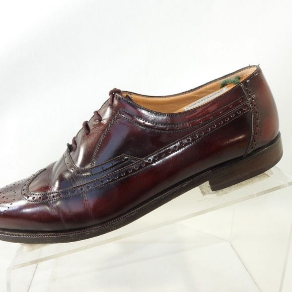 Bally Size 8 Maroon Wingtip Oxfords Mens R6C5 main image 7